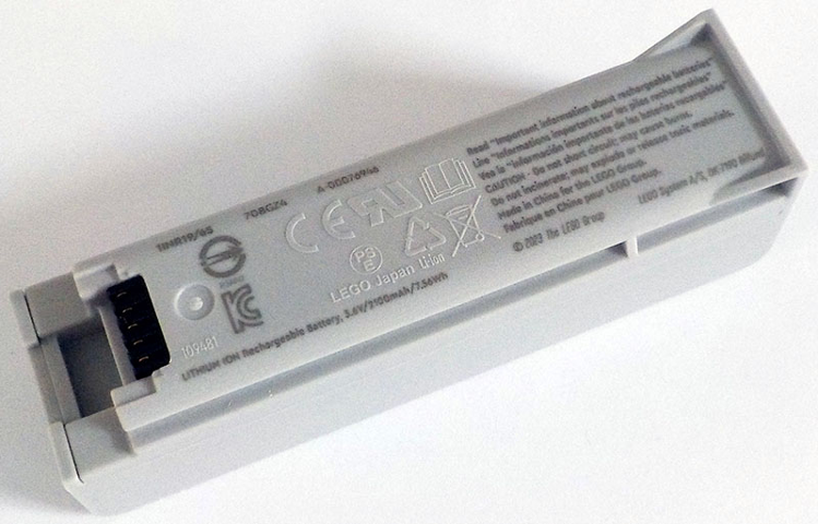 109481c01 | Electric Rechargeable Battery 3.6V / 2100mAh / 7.56 Wh | LEGOPART