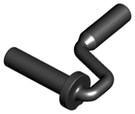 12885 | Minifigure, Utensil Paint Roller Brush Handle | LEGOPART