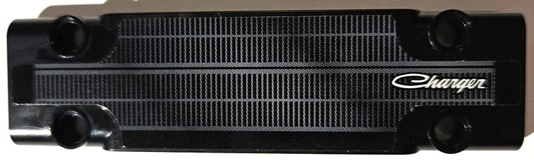15458pb059 | Technic, Panel Plate 3 x 11 x 1 with Vehicle Grille and Silver 'Charger' Pattern | LEGOPART