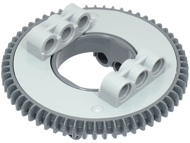 18939c04 | Technic Turntable 60 Tooth with Dark Bluish Gray Top with Beveled Teeth | LEGOPART