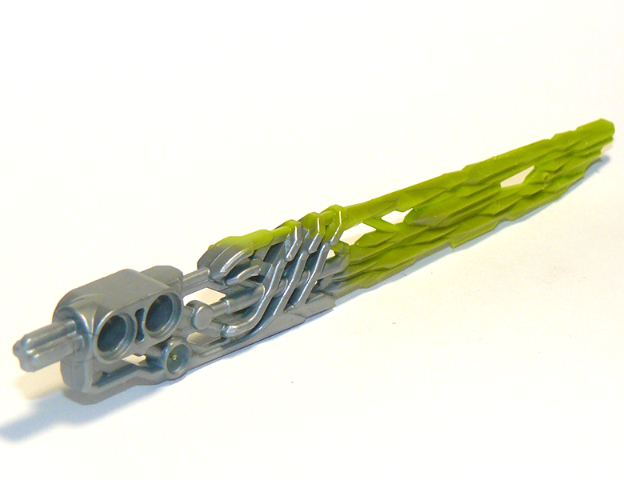 24165pb04 | Bionicle Weapon Protector Sword with Marbled Lime Pattern | LEGOPART