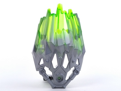 24166pb04 | Bionicle Crystal Armor with Marbled Trans-Bright Green Pattern | LEGOPART