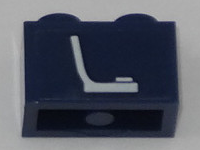 3004pb172 | Brick 1 x 2 with White Seat / Chair Pattern | LEGOPART