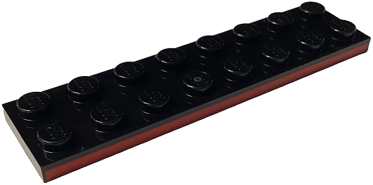 3034pb01 | Plate 2 x 8 with Red Stripe Pattern | LEGOPART