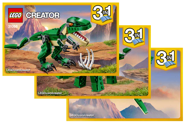 31058-1 | Mighty Dinosaurs {Green Edition} | INSTRUCTIONS | LEGOPART