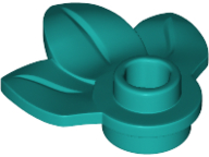 32607 | Plant Plate, Round 1 x 1 with 3 Leaves | LEGOPART