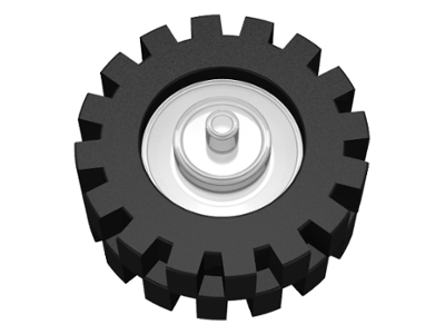 3464c02 | Wheel Center Small with Stub Axles | LEGOPART