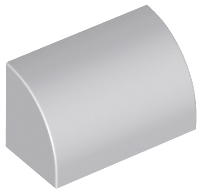 37352 | Slope, Curved 1 x 2 with Bottom Stud Holder | LEGOPART