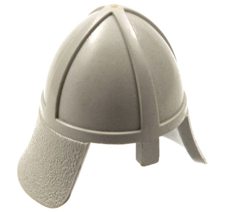 3844 | Minifigure, Headgear Helmet Castle Nasal Helmet with Angled Neck Protector | LEGOPART