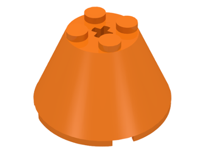 3943b | Cone 4 x 4 x 2 with Axle Hole | LEGOPART
