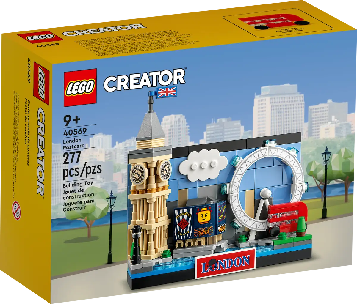 Ansichtkaart van Londen LEGO 40569