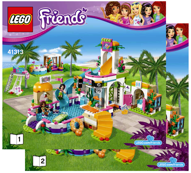 41313-1 | Heartlake Summer Pool | INSTRUCTIONS | LEGOPART