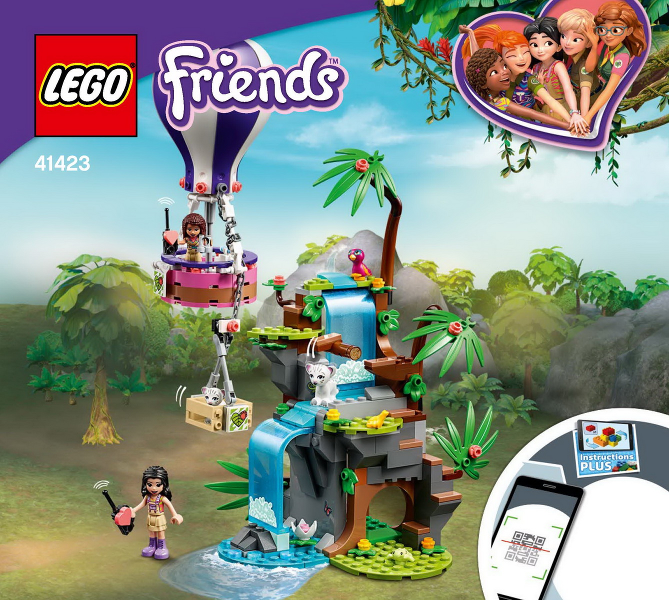 41423-1 | Tiger Hot Air Balloon Jungle Rescue | INSTRUCTIONS | LEGOPART