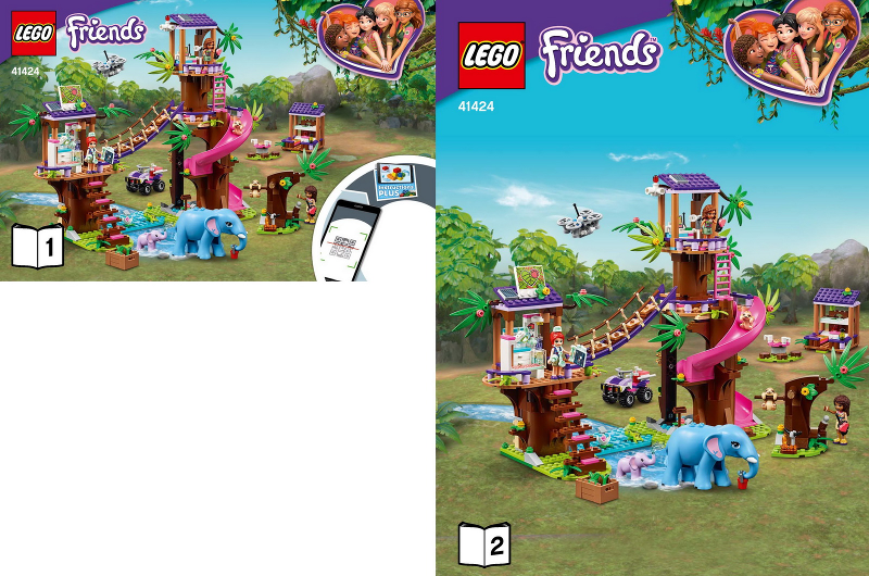 41424-1 | Jungle Rescue Base | INSTRUCTIONS | LEGOPART