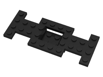 4212b | Vehicle, Base 4 x 10 x 2/3 with 2 x 2 Recessed Center with Smooth Underside, No Center Hole | LEGOPART