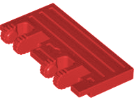 44569 | Hinge Train Gate 2 x 4 Locking Dual 2 Fingers with Rear Reinforcements | LEGOPART