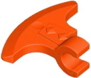 53454 | Minifigure, Weapon Axe Head with Clip | LEGOPART