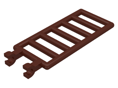 6020 | Bar 7 x 3 with 2 U Clips | LEGOPART