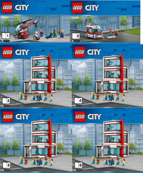 60204-1 | City Hospital | INSTRUCTIONS | LEGOPART
