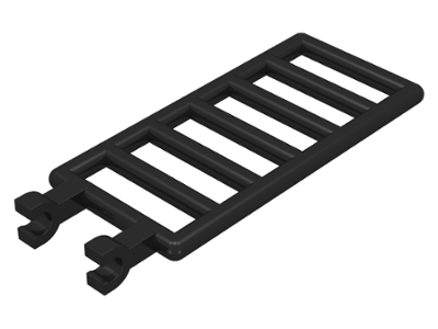 6020 | Bar 7 x 3 with 2 U Clips | LEGOPART