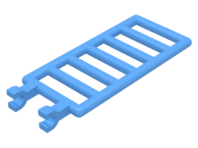 6020 | Bar 7 x 3 with 2 U Clips | LEGOPART