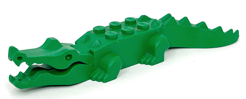 6026c01 | Alligator / Crocodile with 8 Teeth | LEGOPART