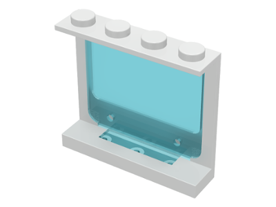 6156 | Panel 1 x 4 x 3 with Fixed Glass | LEGOPART