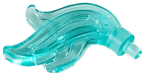 64647 | Minifigure, Plume Feather Triple Compact / Flame / Water with Small Pin | LEGOPART