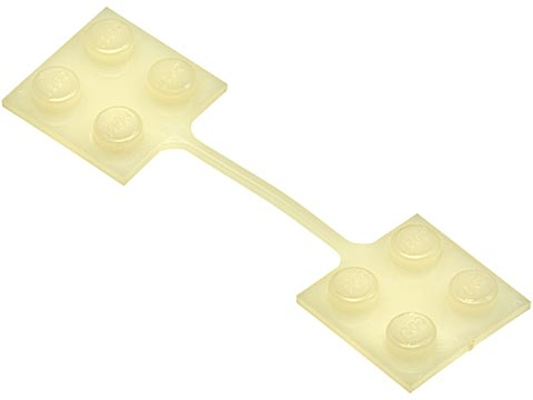 650 | Hinge Coupling Nylon - Two Connected 2 x 2 Plates | LEGOPART