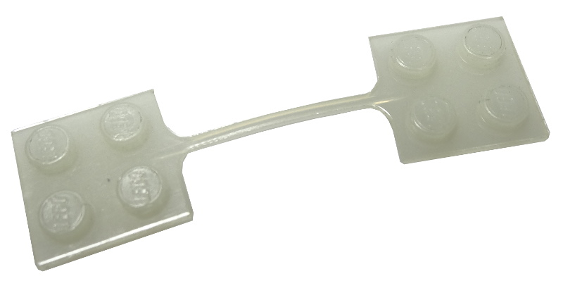 650 | Hinge Coupling Nylon - Two Connected 2 x 2 Plates | LEGOPART