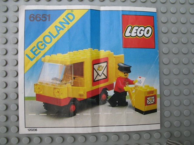 6651-1 | Post Office Van | INSTRUCTIONS | LEGOPART
