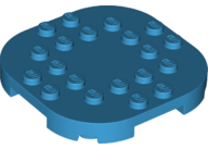 66789 | Plate, Modified 6 x 6 with Rounded Corners and 4 Feet | LEGOPART