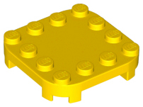 66792 | Plate, Modified 4 x 4 with Rounded Corners and 4 Feet | LEGOPART