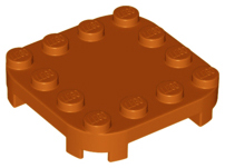 66792 | Plate, Modified 4 x 4 with Rounded Corners and 4 Feet | LEGOPART