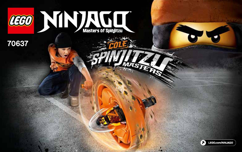 70637-1 | Cole - Spinjitzu Master | INSTRUCTIONS | LEGOPART