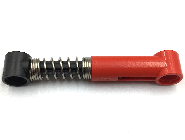 731c07 | Technic, Shock Absorber 6.5L with Black Piston Rod - Hard Spring, Tight Coils at Ends | LEGOPART