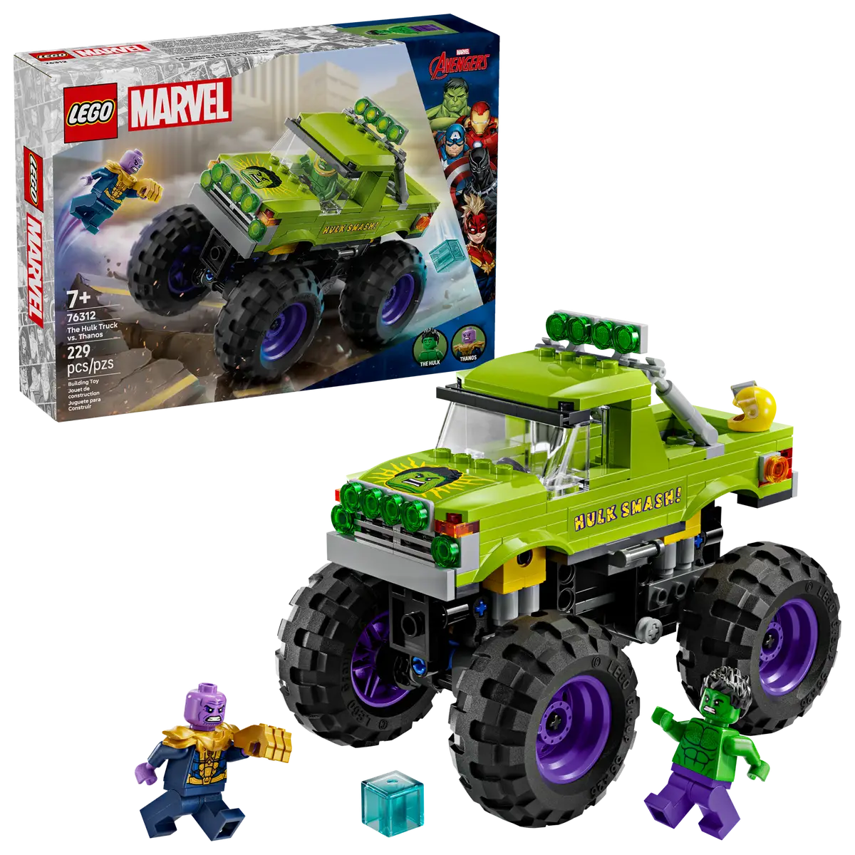 The Hulk Truck vs. Thanos LEGO 76312