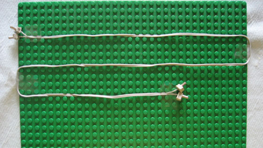 765c96 | Electric, Wire 12V / 4.5V with 2 Leads, 96 Studs Long with 4 Light Gray Electric, Connector, 1-Way Male Squared | LEGOPART