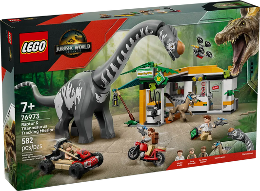Raptor & Titanosaurus Tracking Mission LEGO 76973