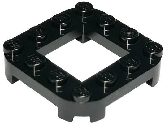 79387 | Plate, Modified 4 x 4 with Rounded Corners and 4 Feet with 2 x 2 Open Center | LEGOPART