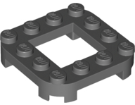 79387 | Plate, Modified 4 x 4 with Rounded Corners and 4 Feet with 2 x 2 Open Center | LEGOPART