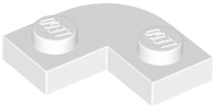 79491 | Plate, Round Corner 2 x 2 with 1 x 1 Cutout | LEGOPART