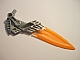 87806pb01 | Hero Factory Weapon, Fire Shooter with Molded Flexible Rubber Orange Blade Pattern | LEGOPART