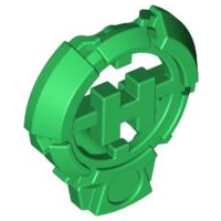 92199 | Hero Factory Chest Badge with 'H' and Flat Bottom | LEGOPART