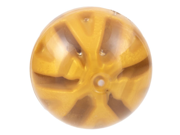 92534pb01 | Ball, Hard Plastic 19mm D. with Molded Pearl Gold Slotted Inner Ball Pattern | LEGOPART