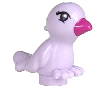 98388pb06 | Bird, Friends / Elves with Magenta Beak and Black Eyes Pattern | LEGOPART