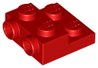 99206 | Plate, Modified 2 x 2 x 2/3 with 2 Studs on Side - Solid Bottom Tube | LEGOPART