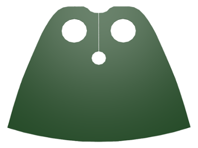 99464 | Minifigure Cape Cloth, Very Short - Traditional Starched Fabric | LEGOPART