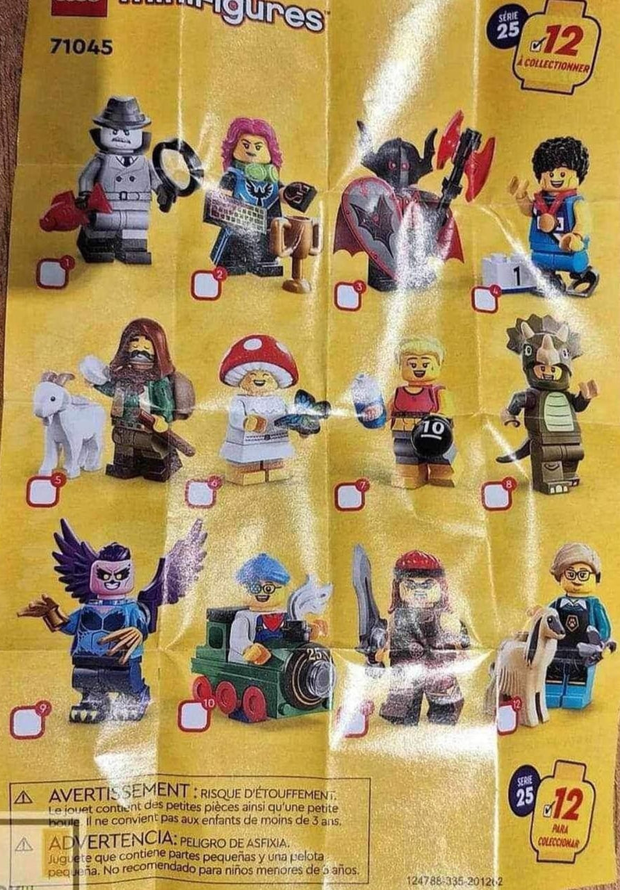 Minifigure Series 25 volledige doos van 36 LEGO 71045