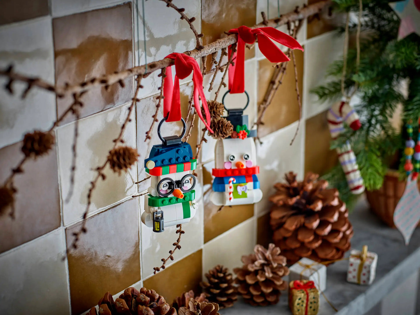Snowman Ornaments LEGO 40812